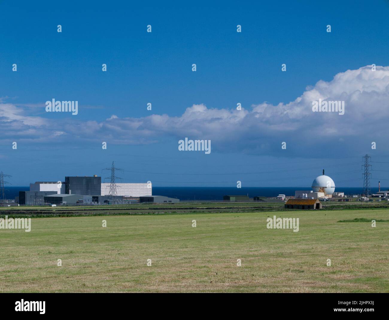 Dounreay nuclear power station currently being decommissioned, Caithness Stock Photo