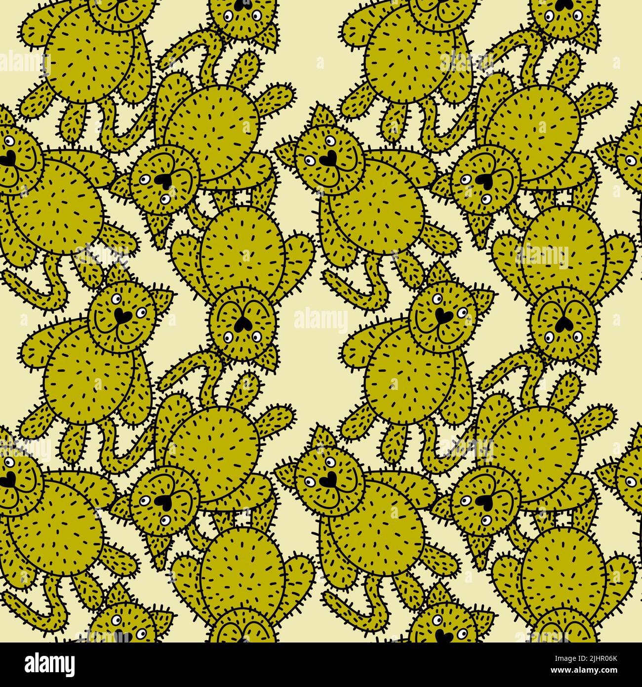Kids seamless pattern for fabrics and textiles and packaging Stock
