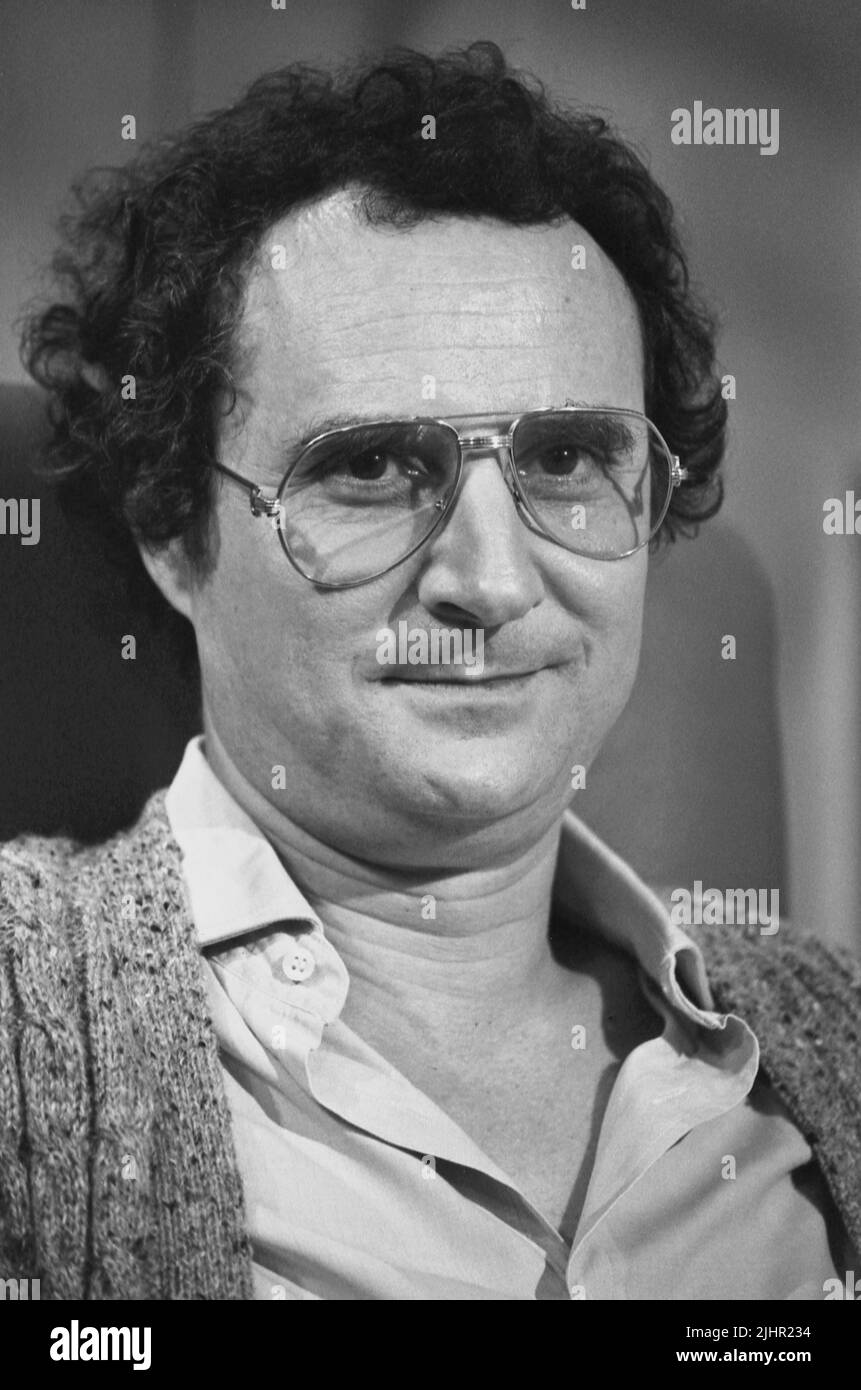 Portrait of French actor and humorist Daniel Prévost, circa 1986. Stock Photo