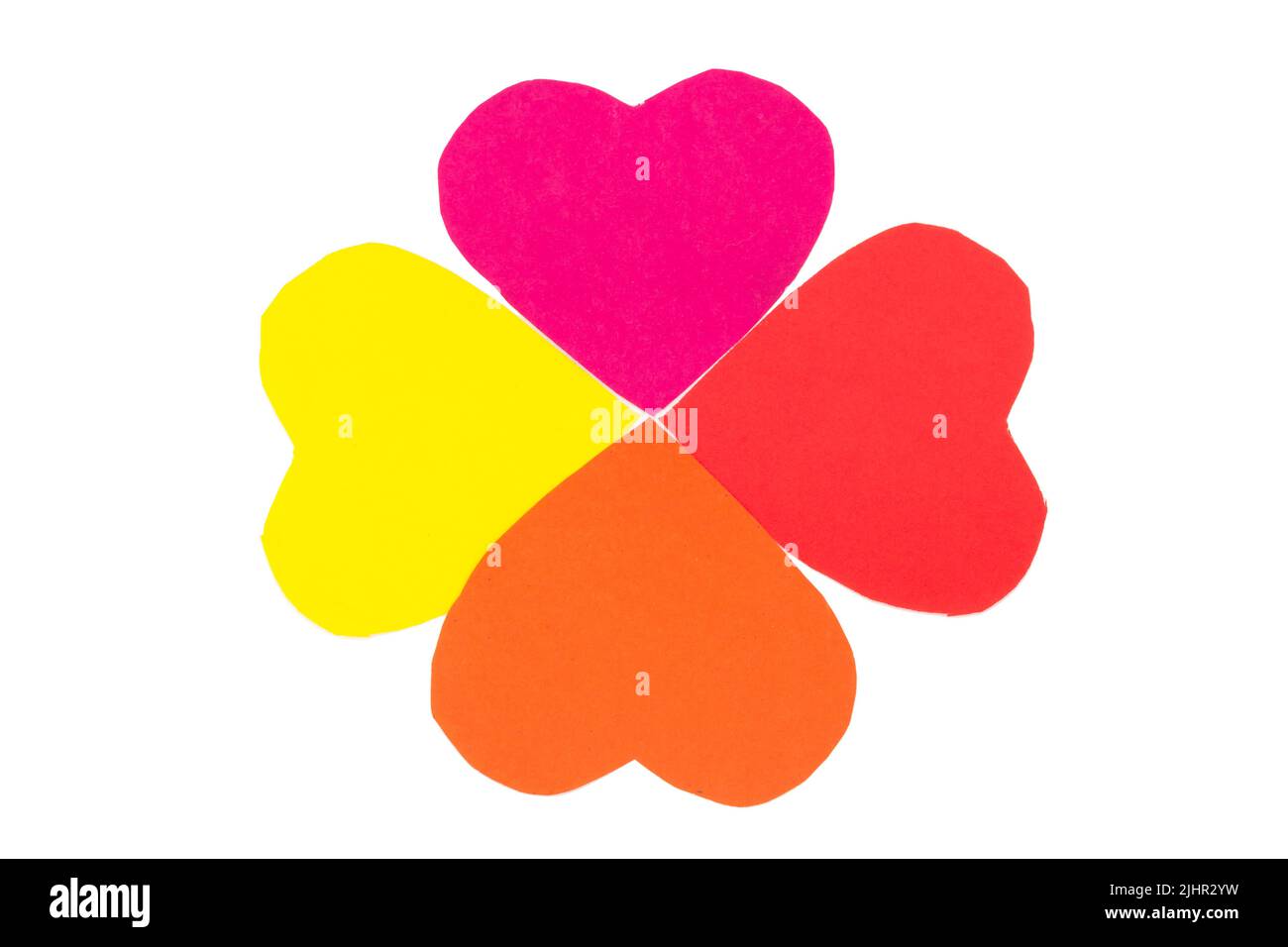 red cow. tow. model. isolated on white background Stock Photo - Alamy