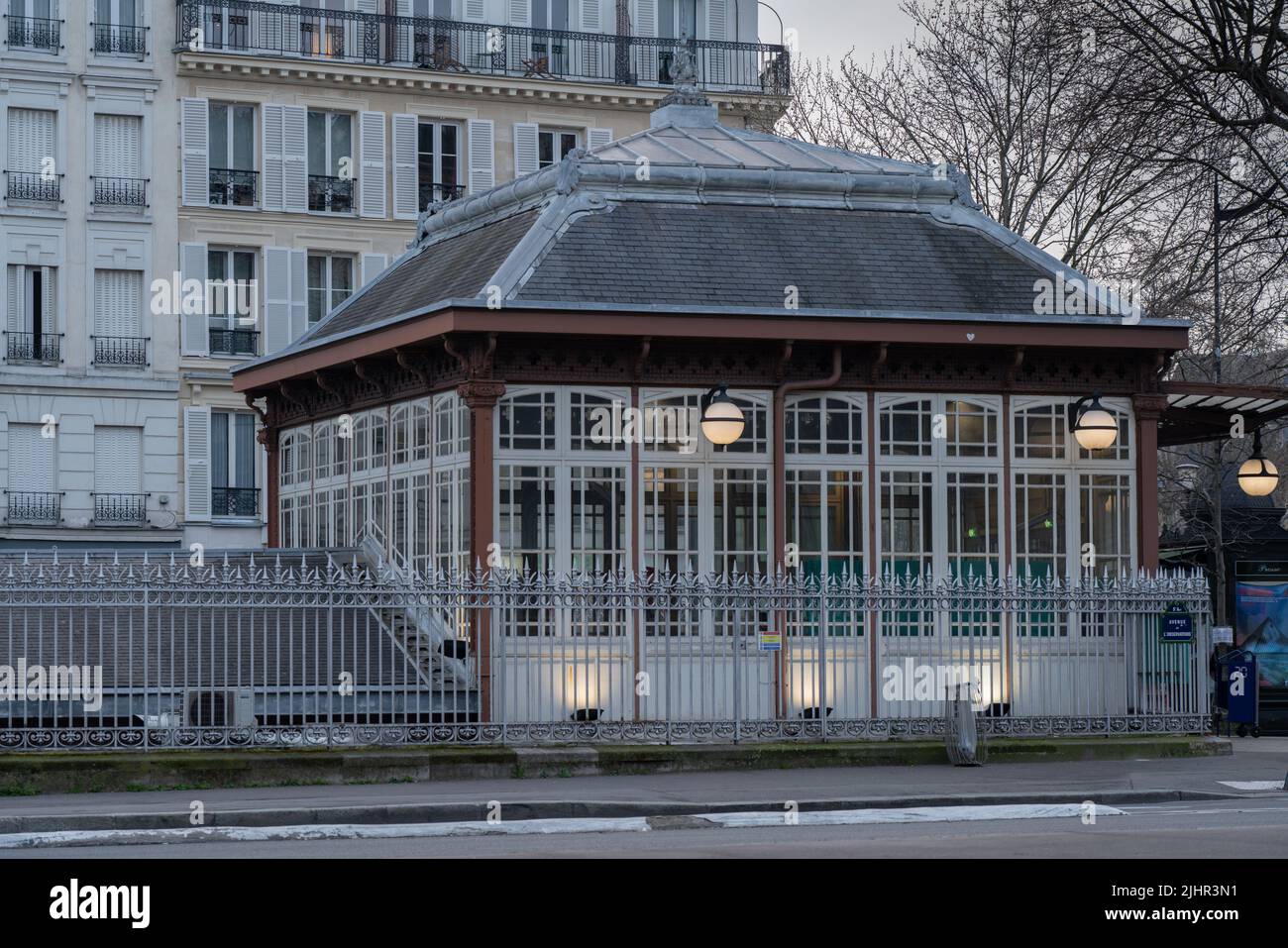 France, Ile de France region, Paris 5th arrondissement, boulevard Saint Michel, gare RER Port-Royal, Stock Photo