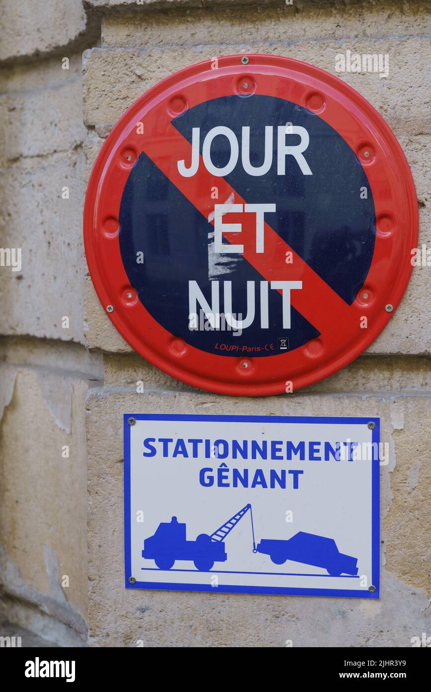 France, Ile de France region, 6th arrondissement of Paris, rue Notre