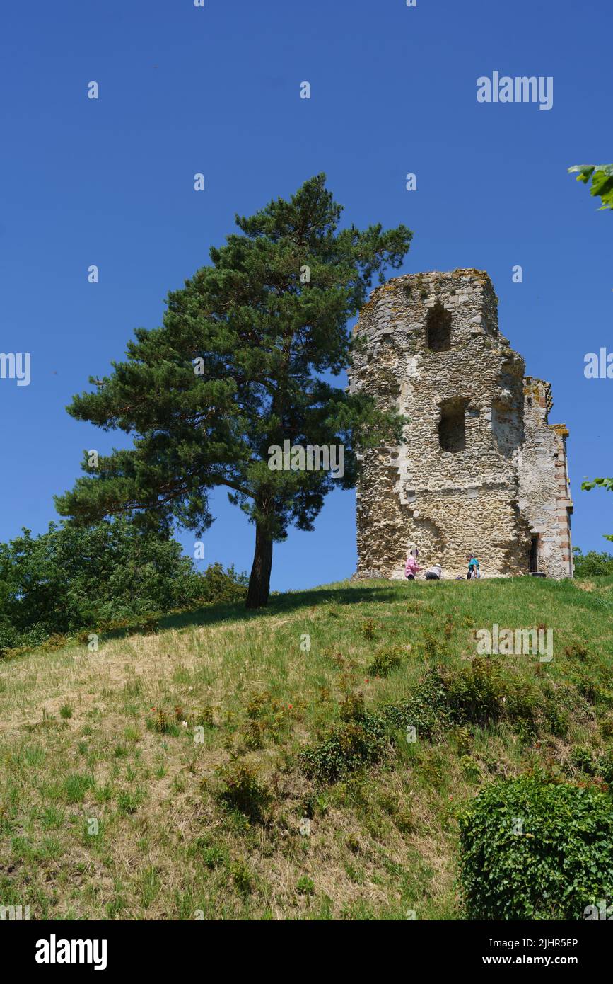 France, Ile de France region, Yvelines, Montfort l'Amaury, around the Château d'Anne de Bretagne Stock Photo