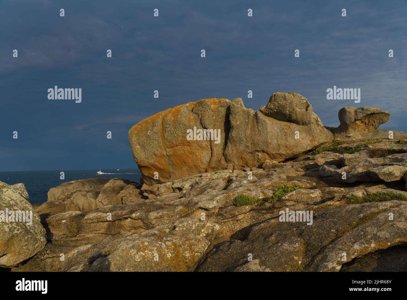 France, Bretagne region (Brittany), South tip of Finistère, Trégunc ...