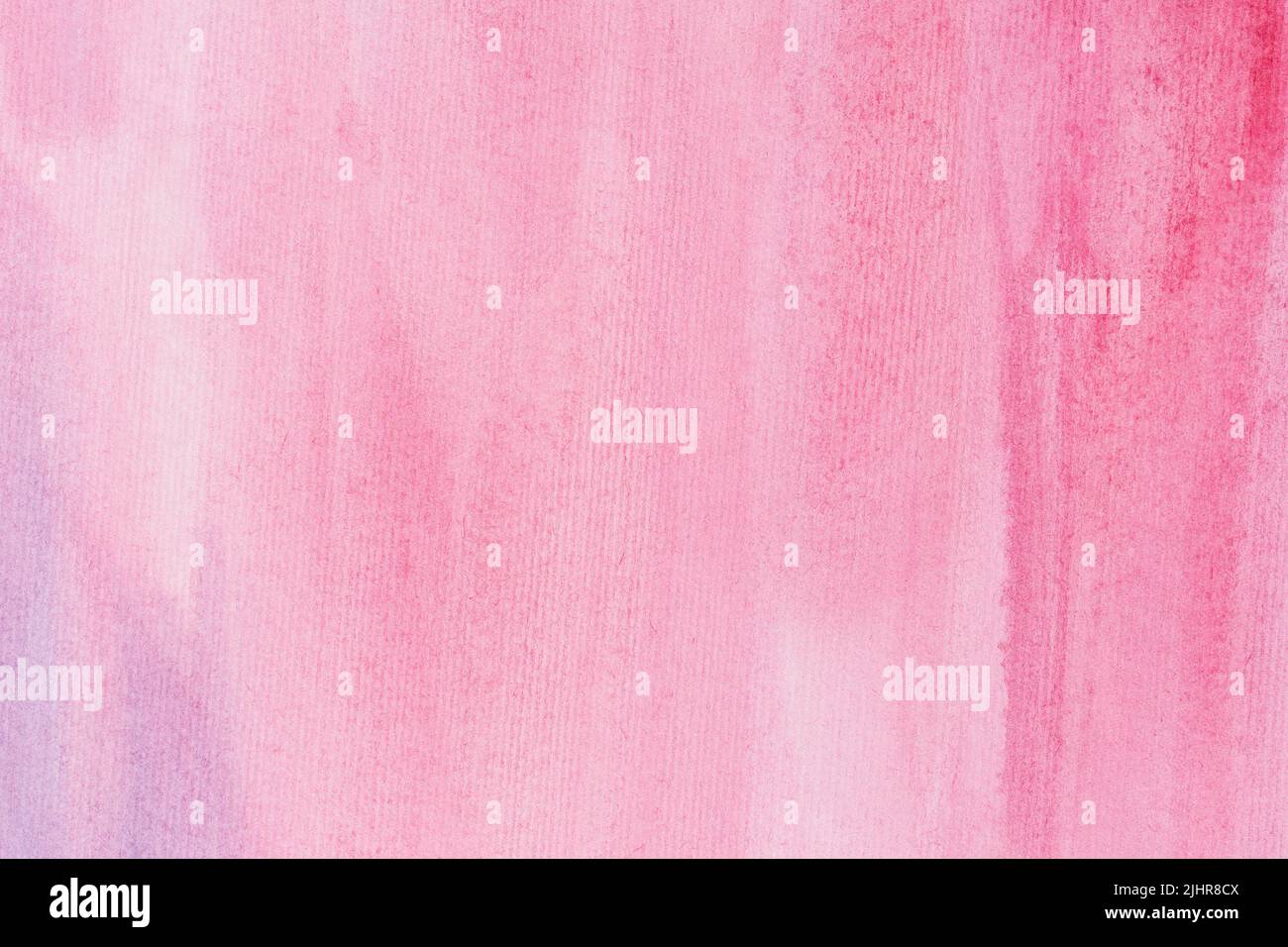 pink and lila painted watercolor paper background texture Stock Photo