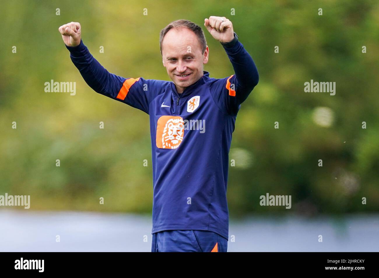 STOCKPORT, UNITED KINGDOM JULY 20 Coach Mark Parsons of the