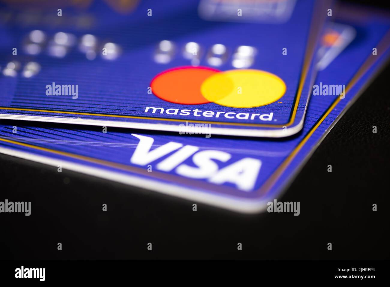 Gold credit card and close up hi-res stock photography and images - Alamy