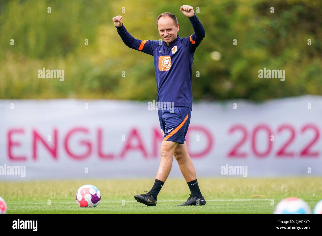 STOCKPORT, UNITED KINGDOM JULY 20 Coach Mark Parsons of the