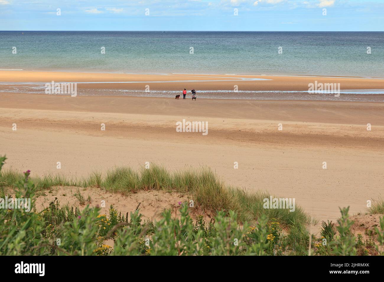 Wilsthorpe Beach south of Bridlington on the East Yorkshire Coast, England Stock Photo