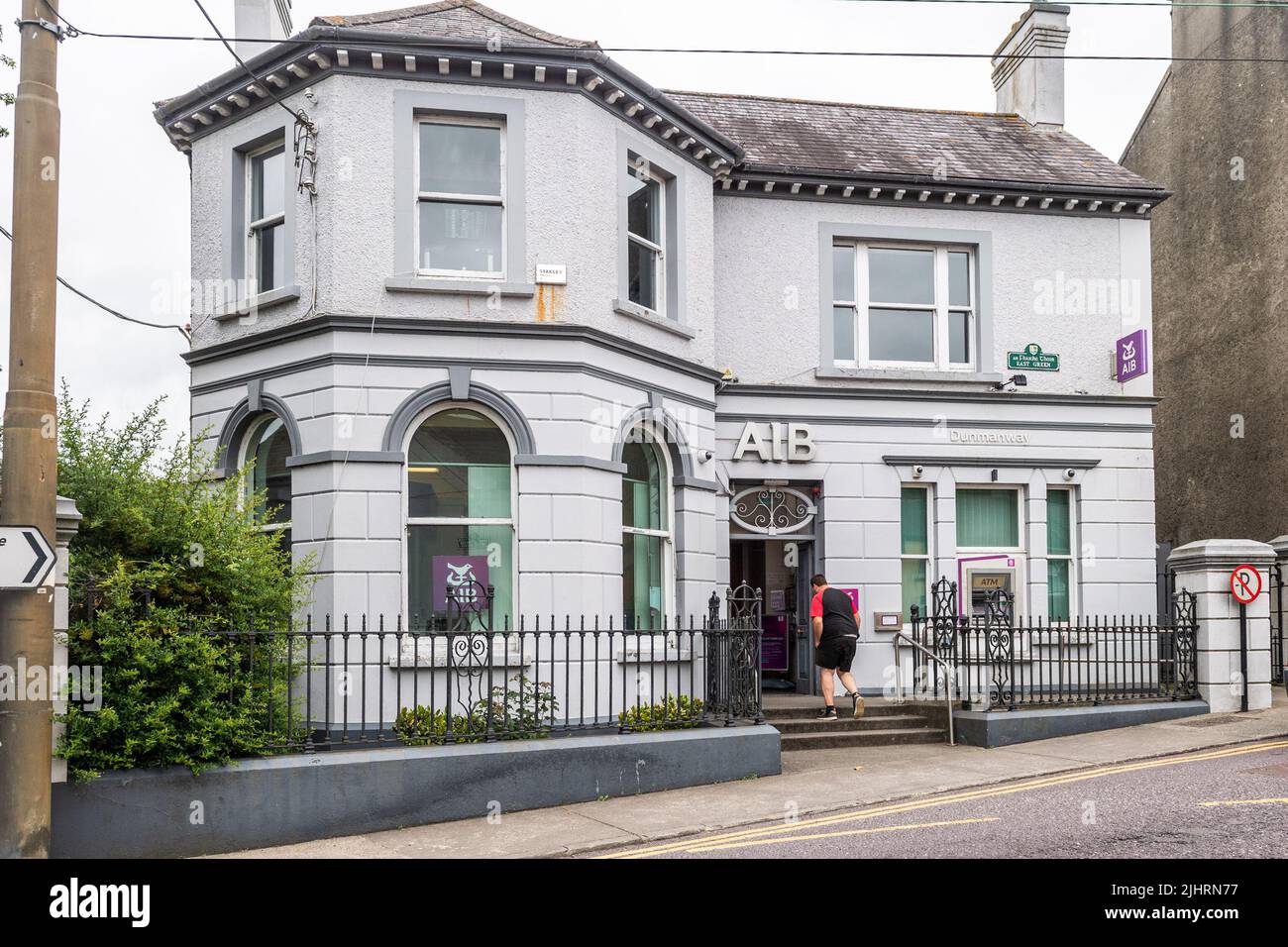 Dunmanway, West Cork, Ireland. 20th July, 2022. AIB has claimed digital banking is the reason it is going cashless in 70 branches countrywide. One of those branches, Dunmanway, is changing on 21st October, with Clonakilty branch the nearest alternative, some 21 km away. Credit: AG News/Alamy Live News Stock Photo