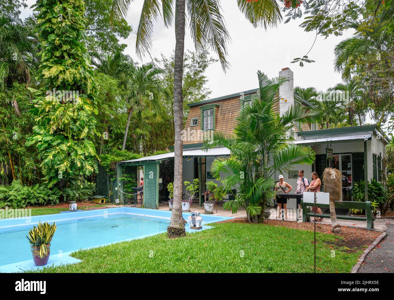 The Hemingway Home and Museum, Whitehead Street, Key West, Florida Keys, Florida, USA Stock Photo