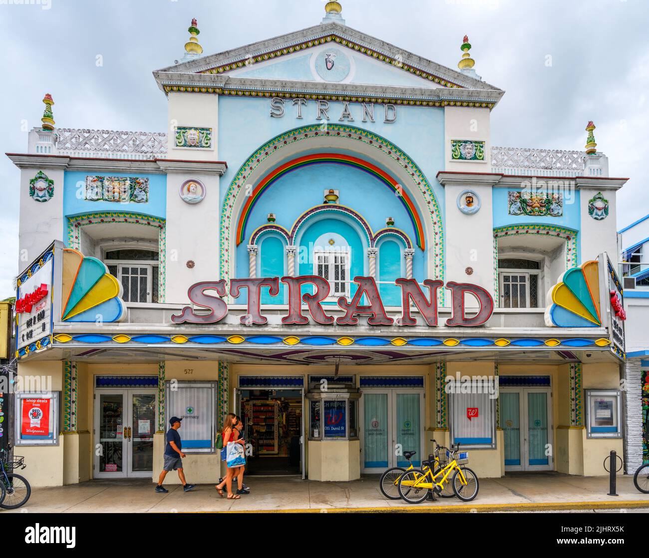 The Strand Building, Duval Street, Key West, Florida Keys, Florida, USA Stock Photo