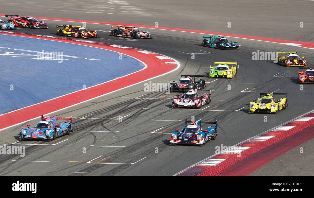A motorsport at the Dubai Autodrome, Dubai, UAE Stock Photo Alamy