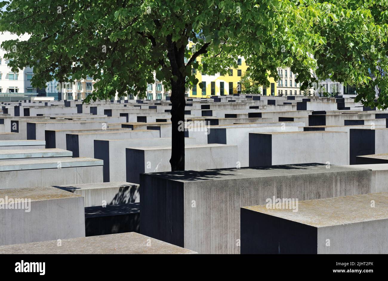 Memorial To The Murdered Jews Of Europe In Berlin Mitte, Germany Stock ...