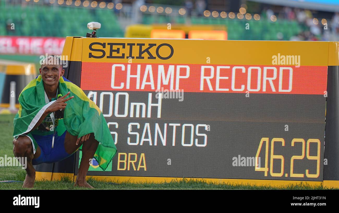 Eugene, USA. 19th July, 2022. Athletics: World Championships, Alison ...