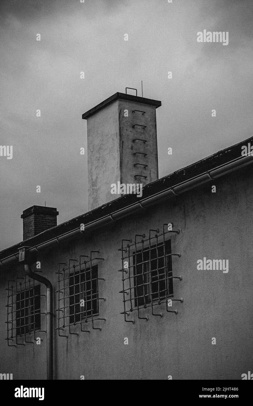Mauthausen concentration camp building in Austria Stock Photo