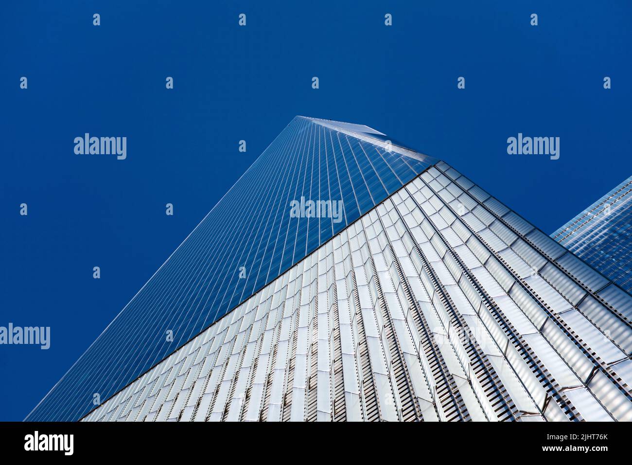 Low Angle View of One World Trade Center, New York City, New York, USA Stock Photo
