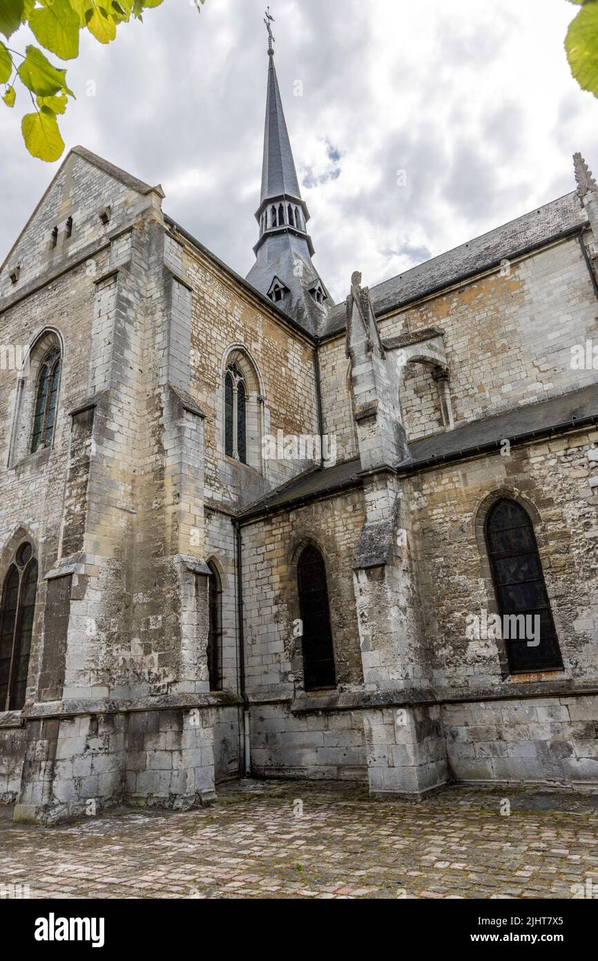 St Saviour Church of Le Petit-Andely in Normandy Stock Photo