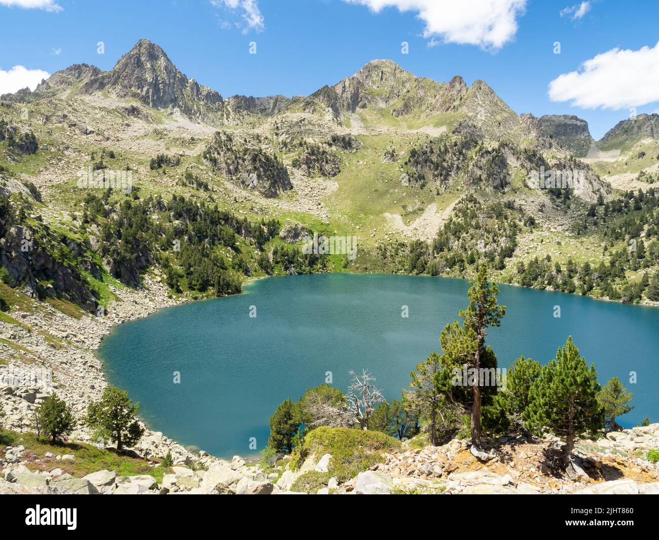Mountain Landscape With Lakes And Peaks In Gerber Valley In 