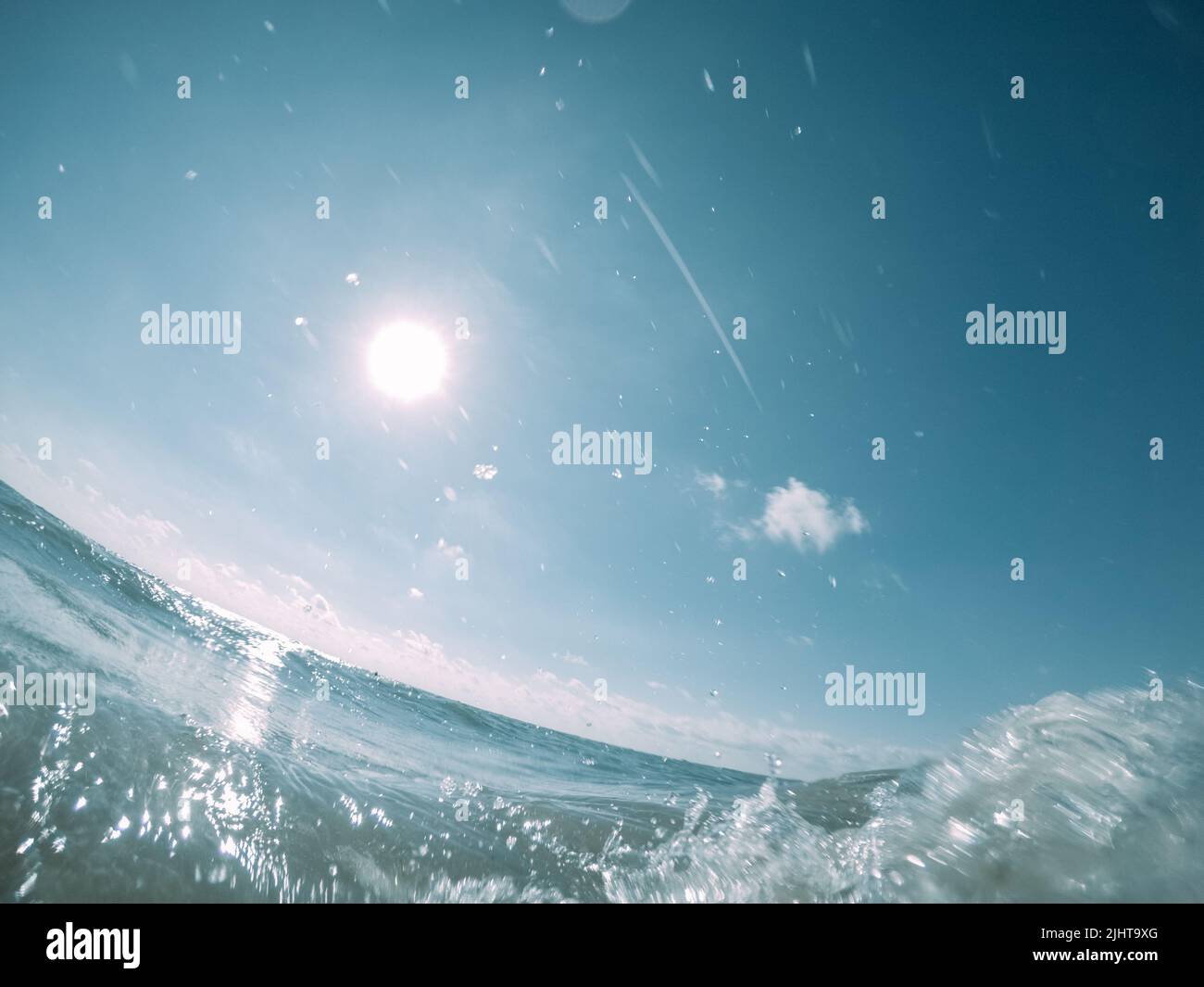 travel summer vacation sky sea wave movement tide Stock Photo Alamy