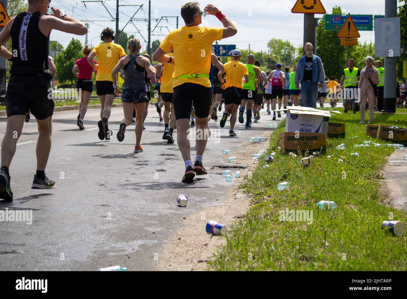 The participants of the 2022 Wings for Life World Run in Poznan, Poland