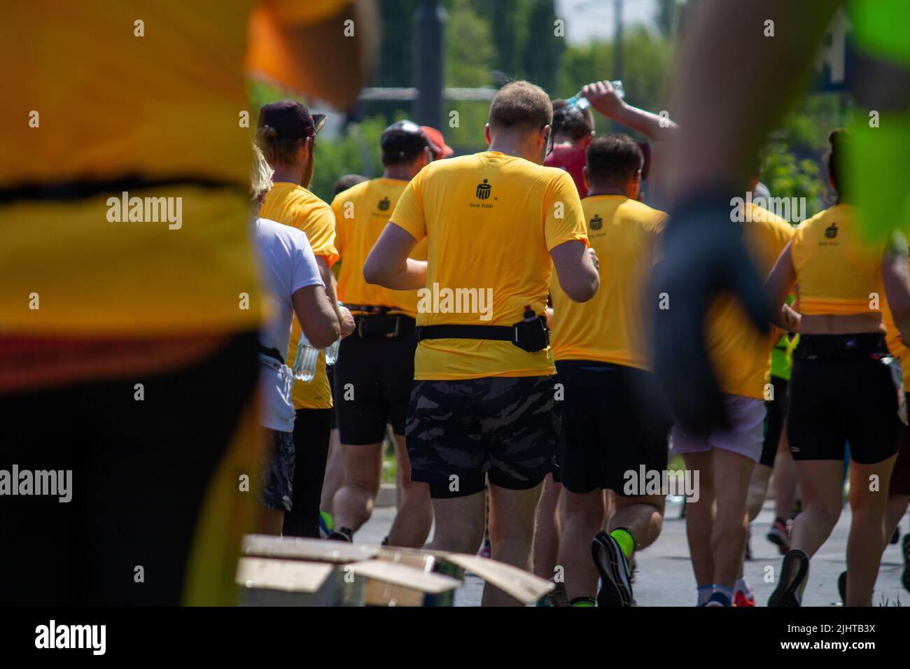 The participants of the 2022 Wings for Life World Run in Poznan, Poland