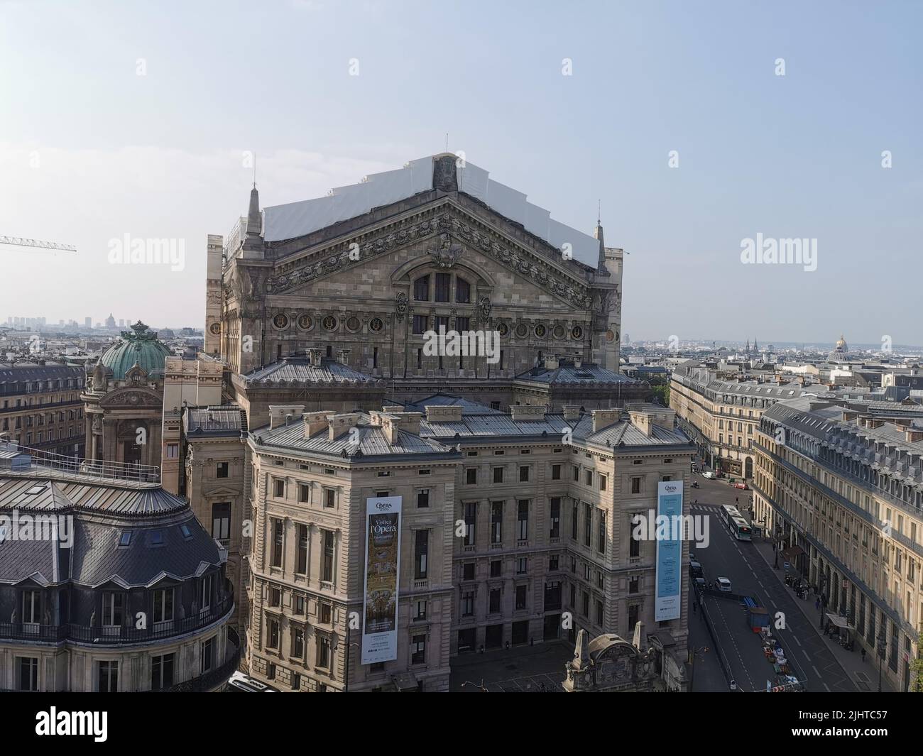 An aerial view of the Opera House of Paris, France Stock Photo Alamy