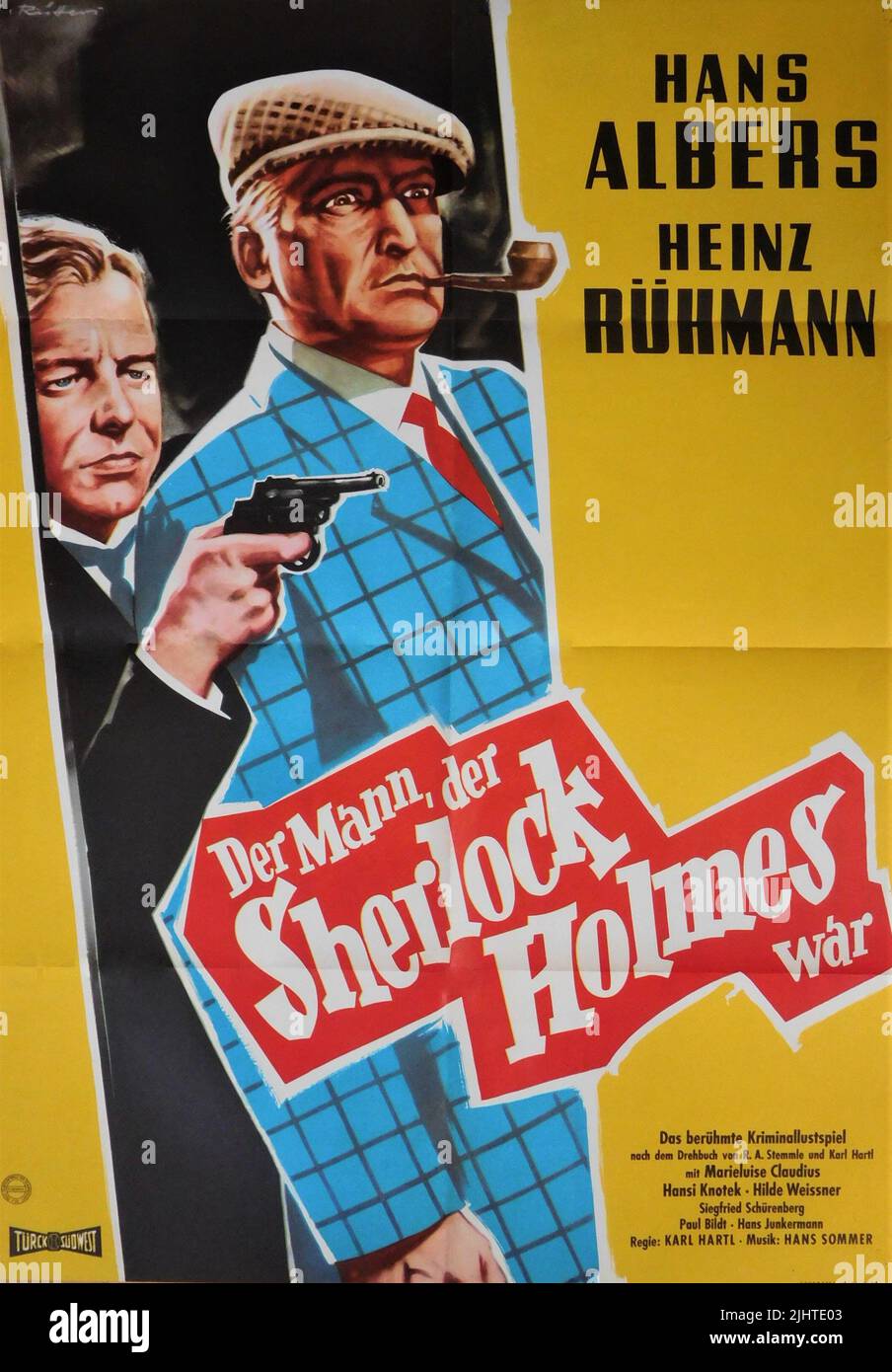 HANS ALBERS and HEINZ RUHMANN in DER MANN, DER SHERLOCK HOLMES WAR ...