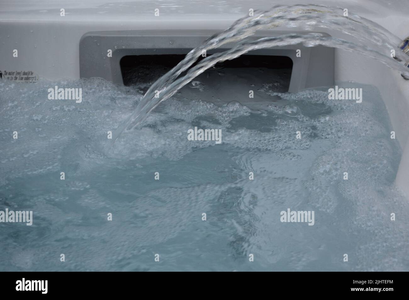 Closeup on Spa, Hot tub Stock Photo