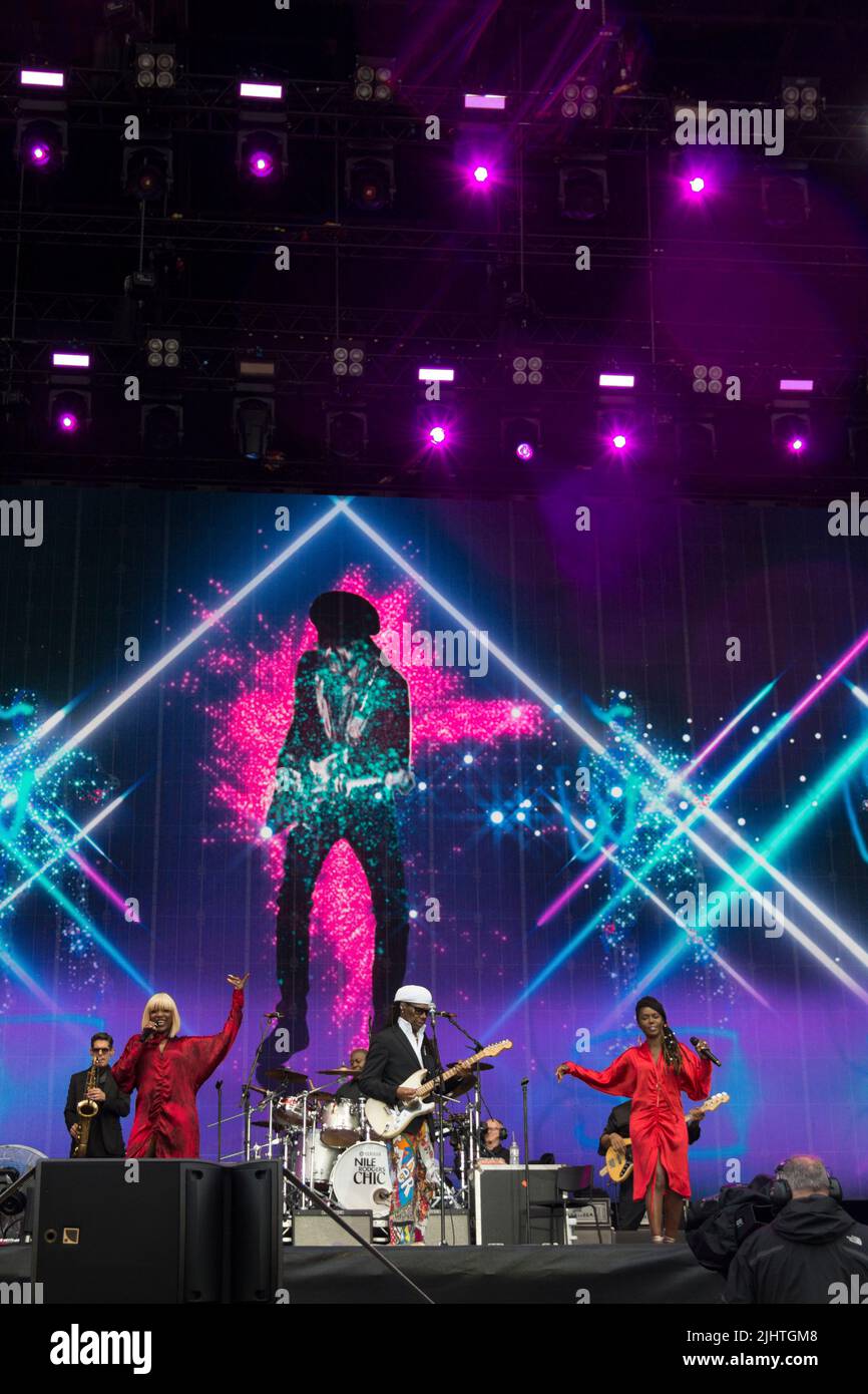 NILE RODGERS AND CHIC TRNSMT 2022 DAY ONE Stock Photo Alamy