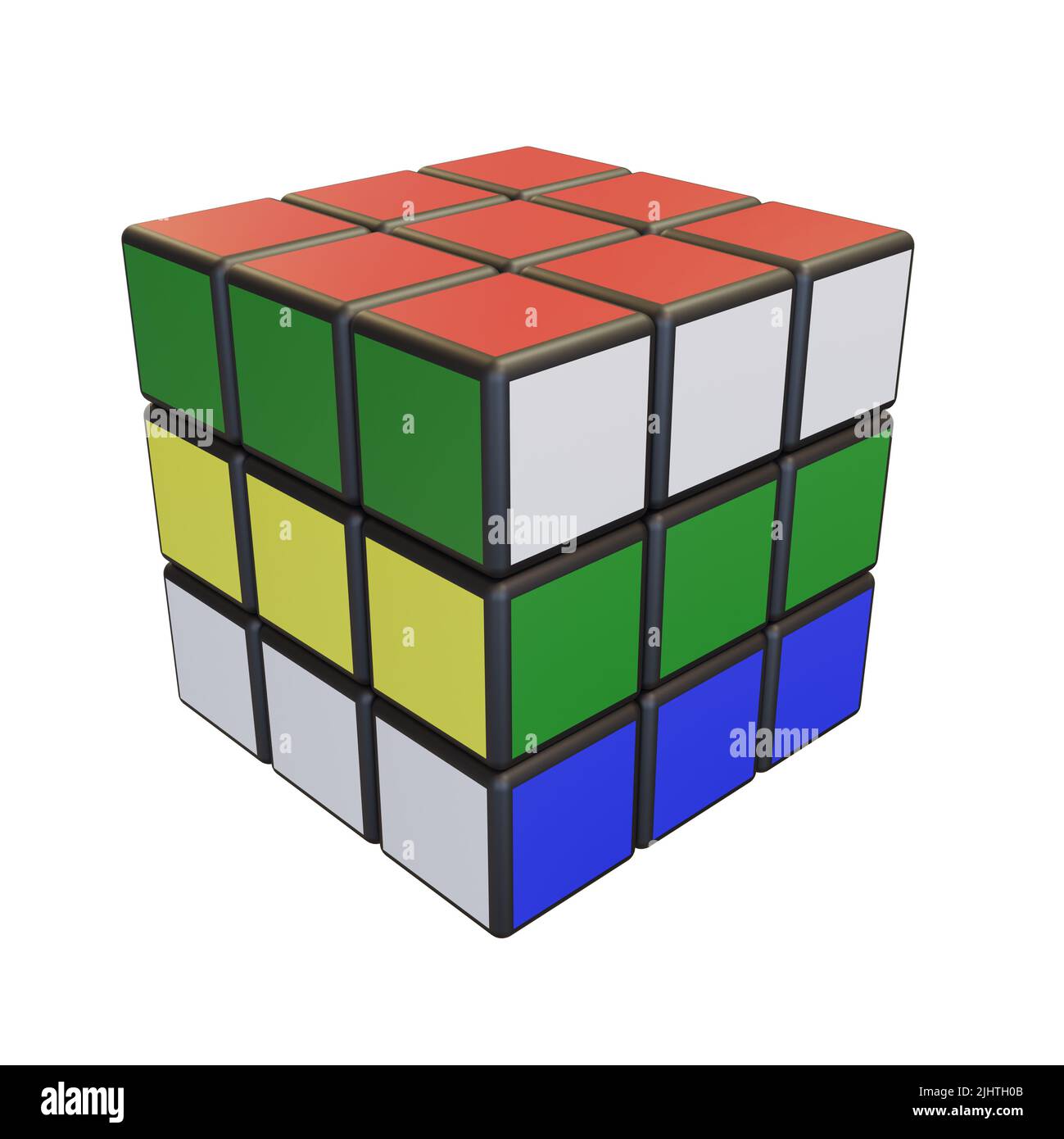 Solving rubik s cube hi-res stock photography and images - Alamy