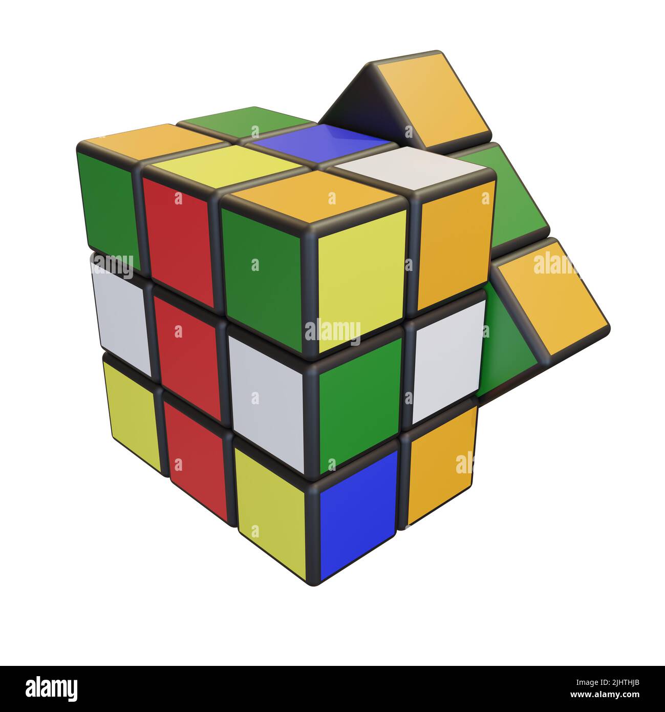 Rubik`s Cube Different Color. Cubes Combination Puzzle Editorial Stock  Image - Illustration of three, entertainment: 196869849