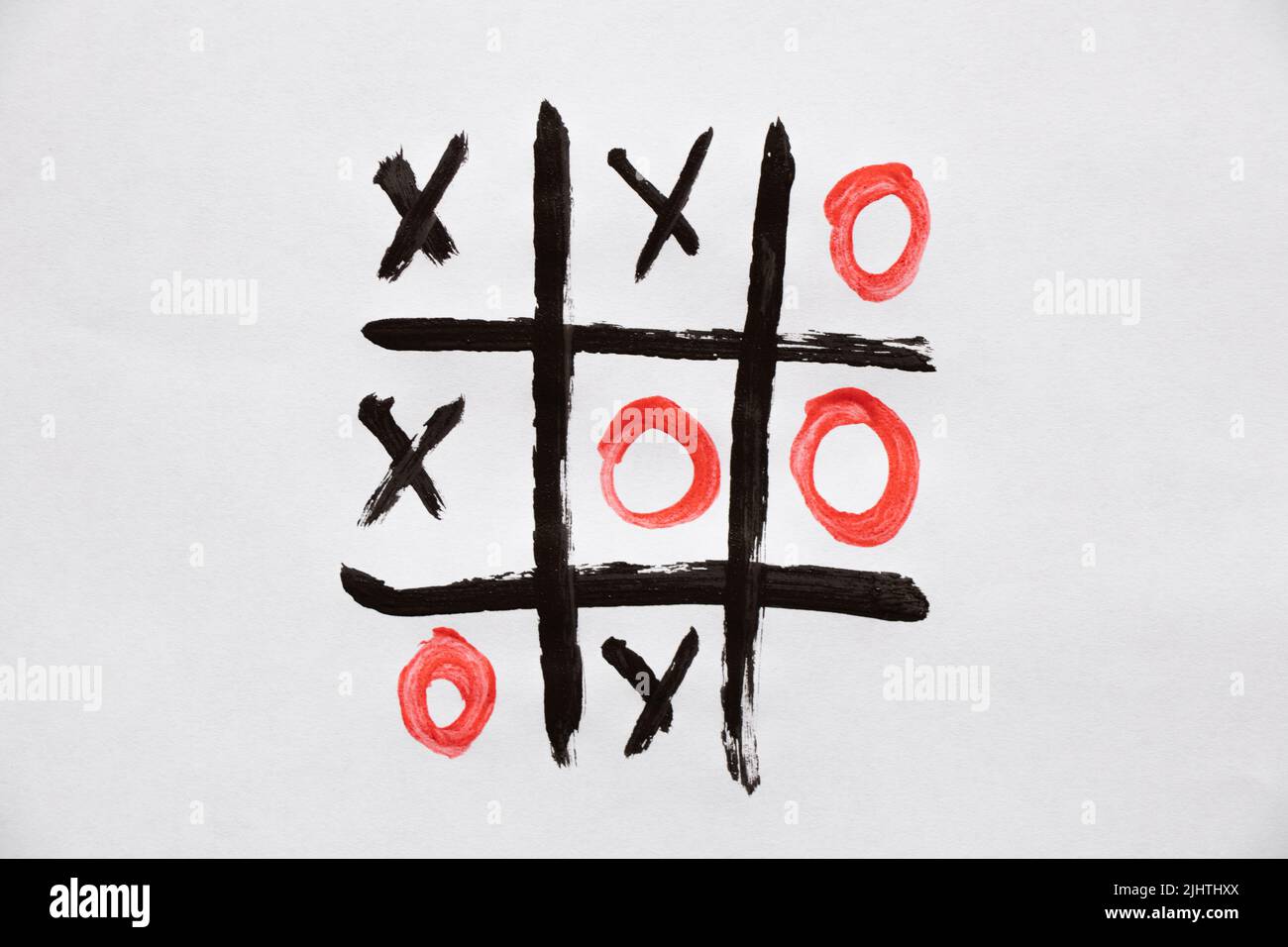 Tic tac toe game hi-res stock photography and images - Alamy