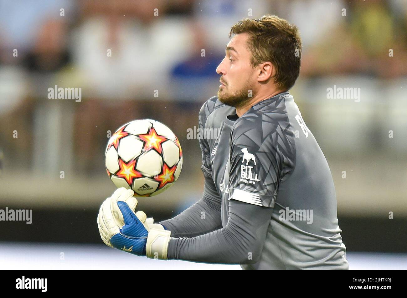 Georgiy Bushchan during the UEFA Champions League Second Qualifying Round  First Leg match between Dynamo Kyiv and Fenerbahce at LKS Stadium on July  20, 2022 in Lodz, Poland. (Photo by PressFocus/Sipa USA)France