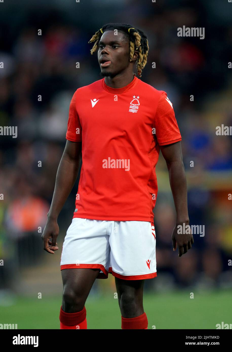 Nottingham Forest's Alex Mighten during a pre-season friendly match at the Pirelli Stadium, Burton upon Trent. Picture date: Wednesday July 20, 2022. Stock Photo