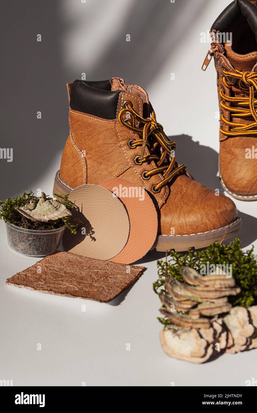 Mushroom leather shoes deals