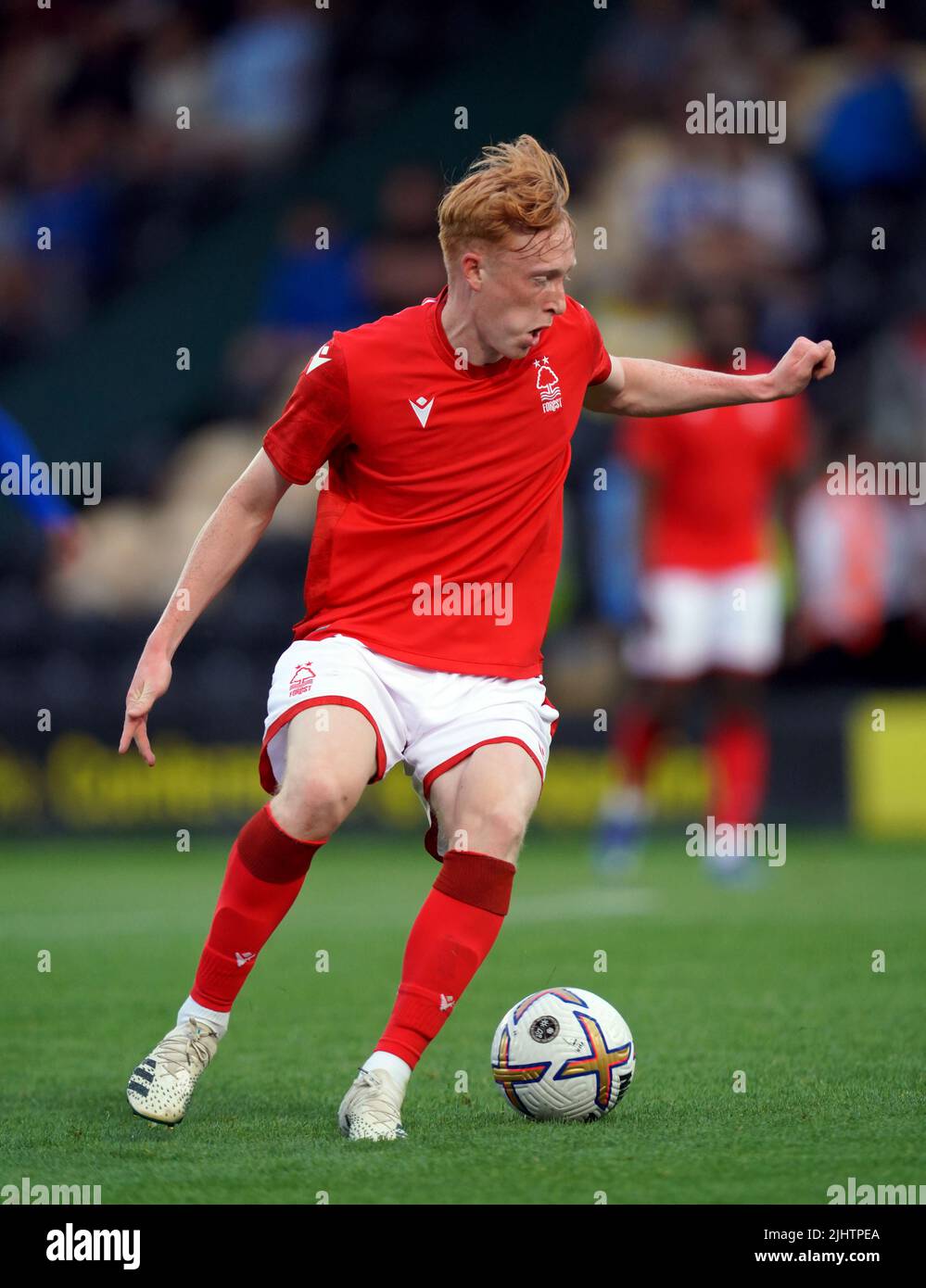 Nottingham Forest's Oli Hammond during a pre-season friendly match at the Pirelli Stadium, Burton upon Trent. Picture date: Wednesday July 20, 2022. Stock Photo