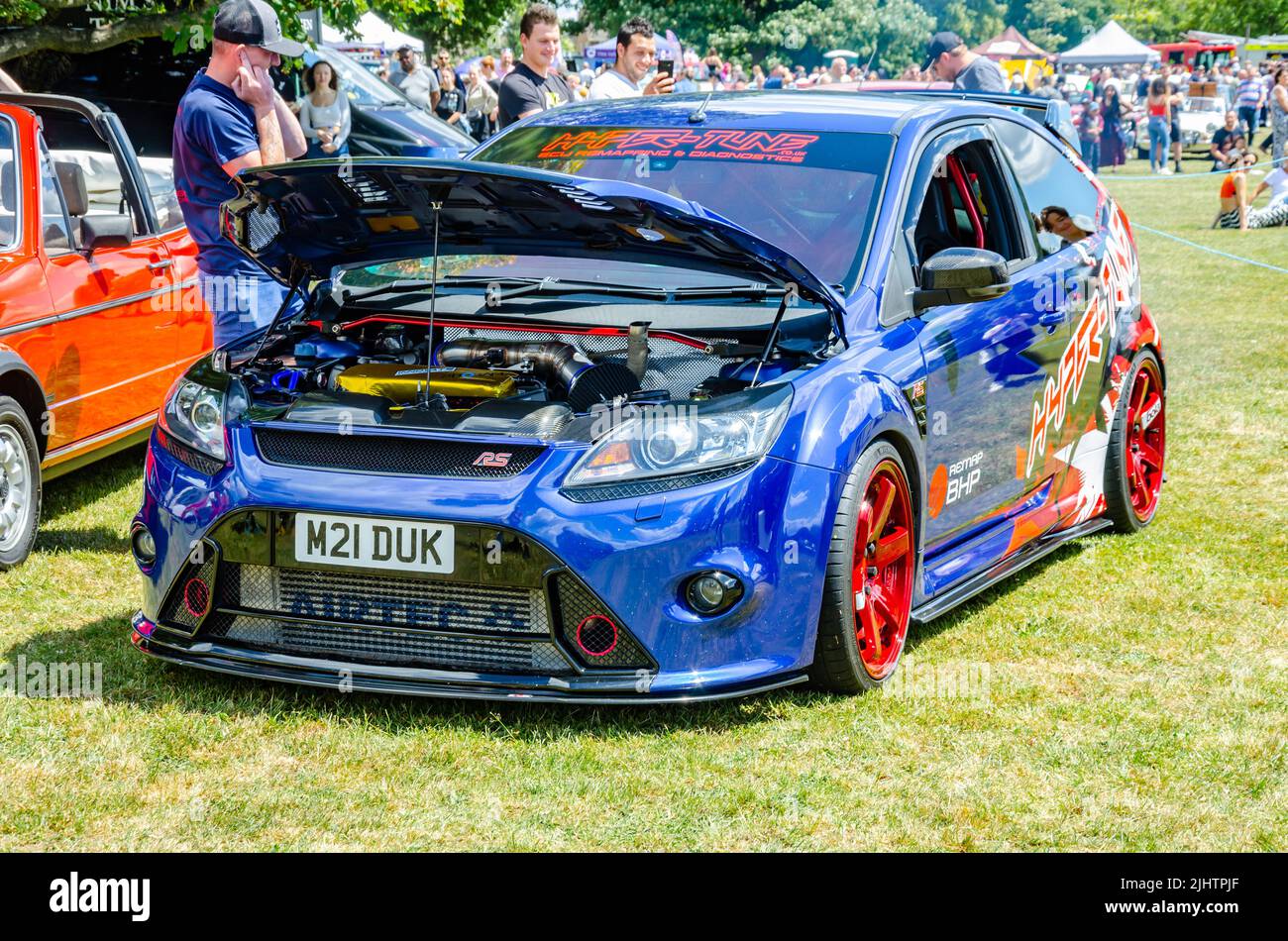 Front view of a 1994 ford Focus at The Berkshire Motor Show in Reading, UK Stock Photo