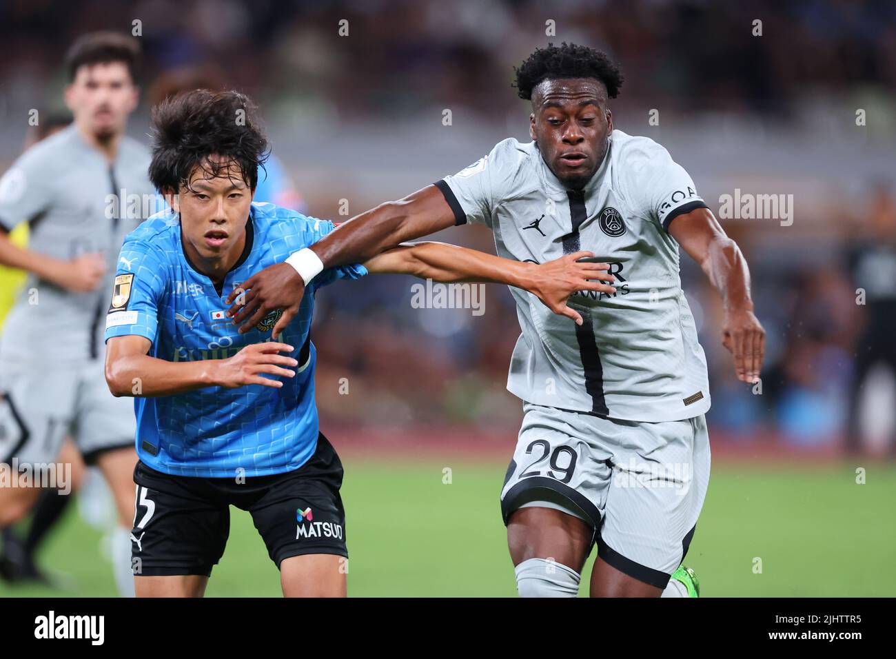 Tokyo Japan th July 22 L To R Asahi Sasaki Frontale Arnaud Kalimuendo Psg Football Soccer Psg Japan Tour 22 Match Between Paris Saint Germain Vs Kawasaki Frontale At The National Stadium In Tokyo Japan th July 22 L To R Asahi Sasaki Frontale Arnaud Kalimuendo Psg Football Soccer Psg Japan Tour 22 Match Between Paris Saint Germain Vs Kawasaki Frontale At The National Stadium In