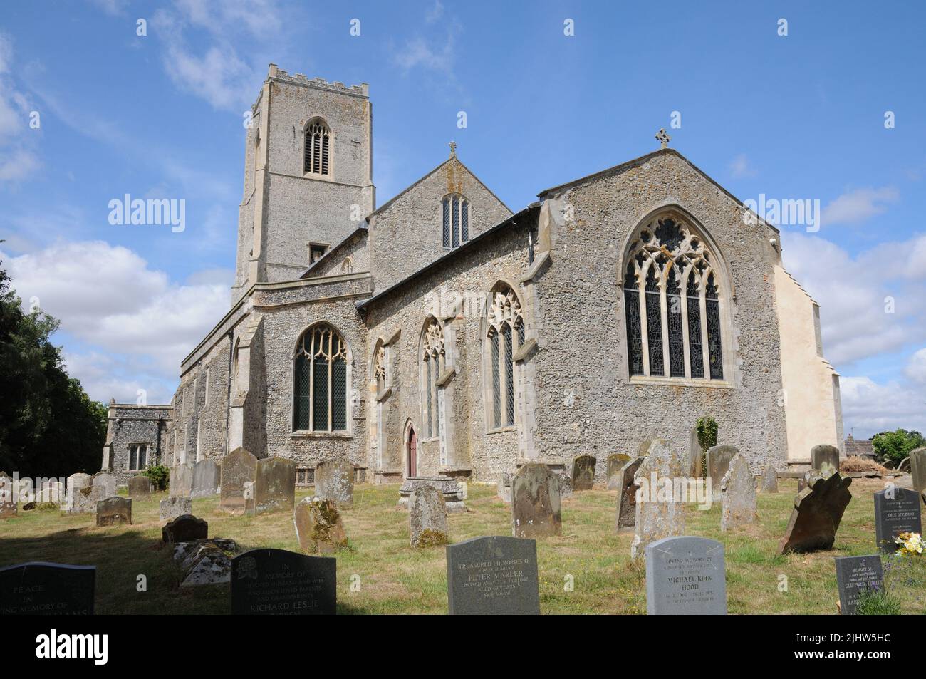 St Peter & St Paul  Church, Carbrooke, Norfolk Stock Photo