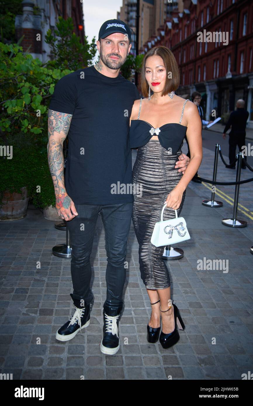 London, UK. 20 July 2022. Tiffany Hsu attending the British Vogue and self-portrait Summer Party, at the Chiltern Firehouse in London. Picture date: Wednesday July 20, 2022. Photo credit should read: Matt Crossick/Empics/Alamy Live News Stock Photo