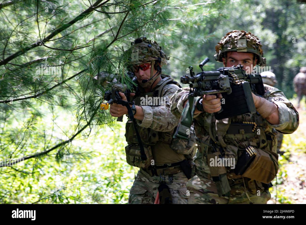 Massachusetts Army National Guard Soldiers assigned to Charlie Company ...