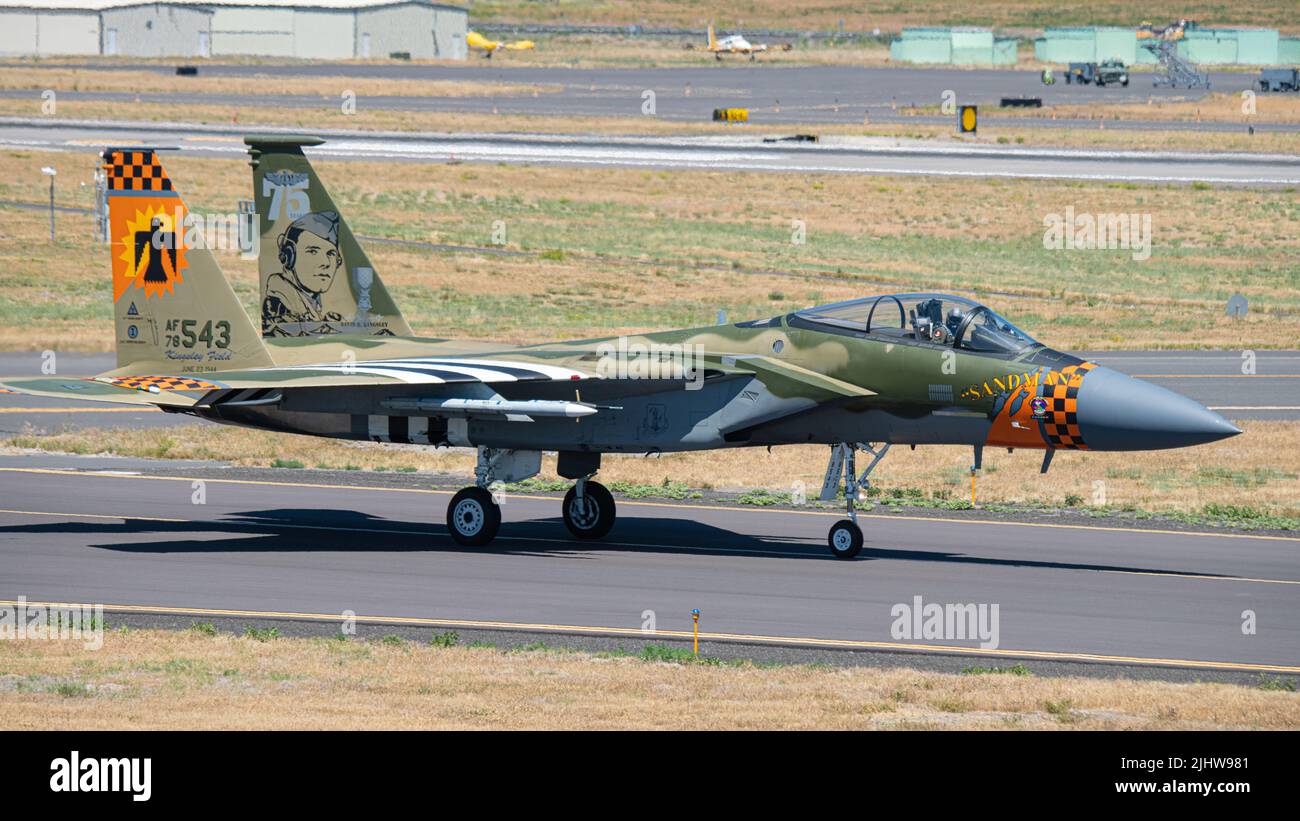 A U S Air Force F 15 Eagle Flies Taxis At Klamath Falls Oregon June a-u-s-air-force-f-15-eagle-flies-taxis-at-klamath-falls-oregon-june