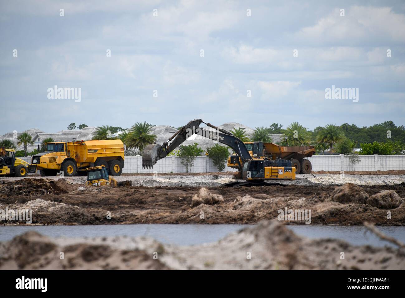 Excavators and Heavy Duty Construction Vehicles change the landscape of
