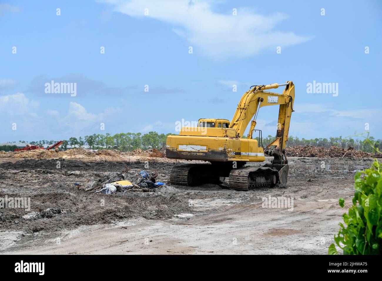 Excavators and Heavy Duty Construction Vehicles change the landscape of