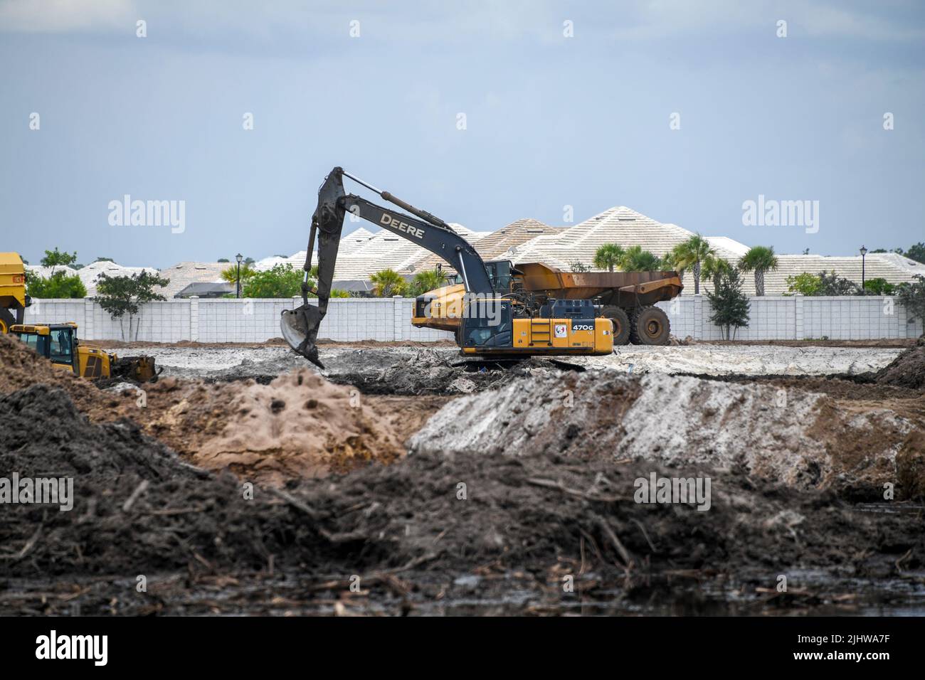 Excavators and Heavy Duty Construction Vehicles change the landscape of
