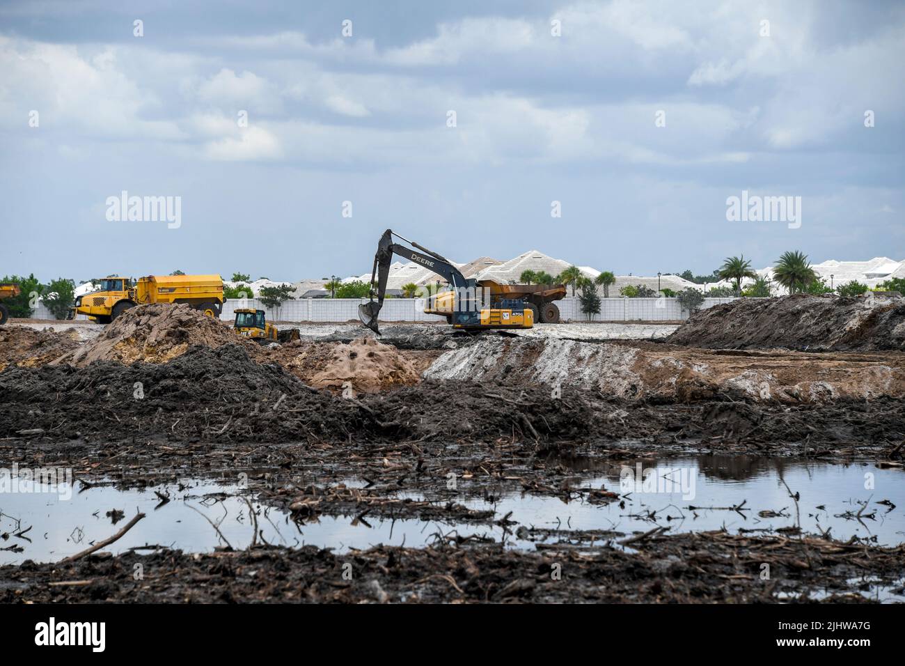 Excavators and Heavy Duty Construction Vehicles change the landscape of