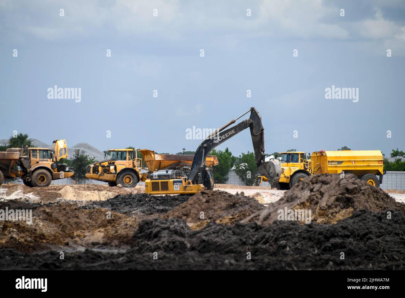 Excavators and Heavy Duty Construction Vehicles change the landscape of