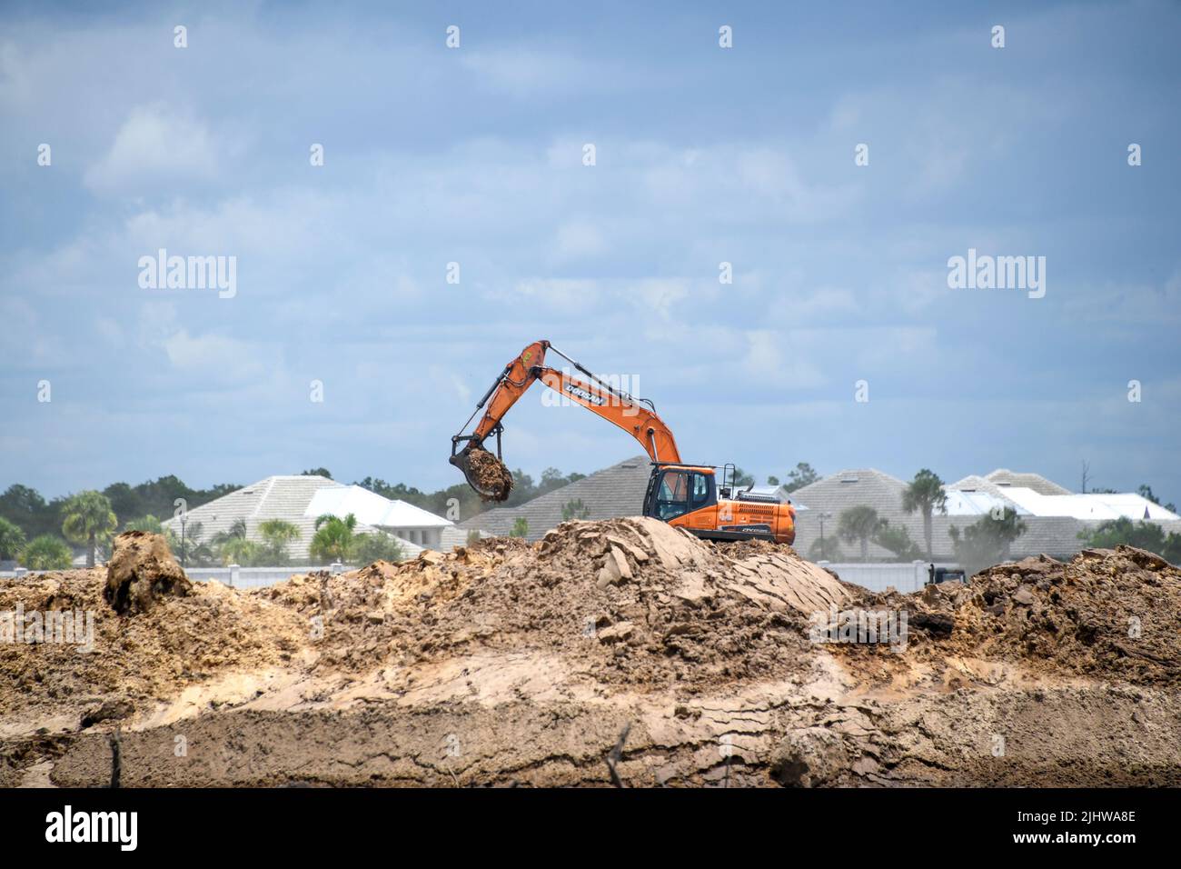Excavators and Heavy Duty Construction Vehicles change the landscape of