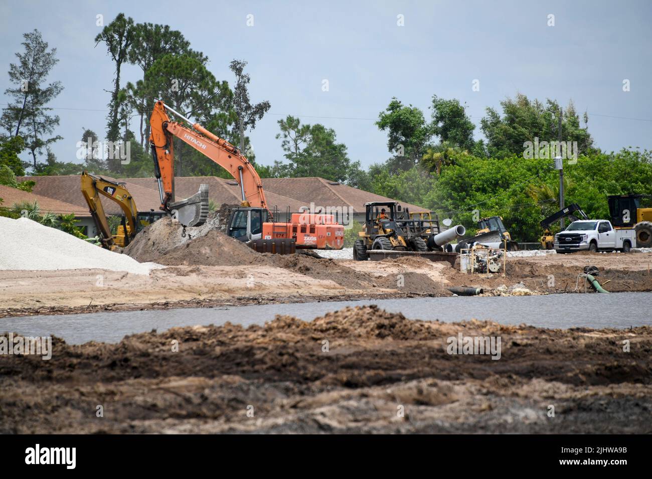 Excavators and Heavy Duty Construction Vehicles change the landscape of